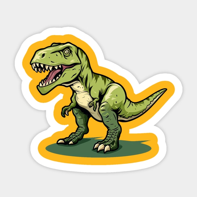 t rex Sticker by weirdesigns